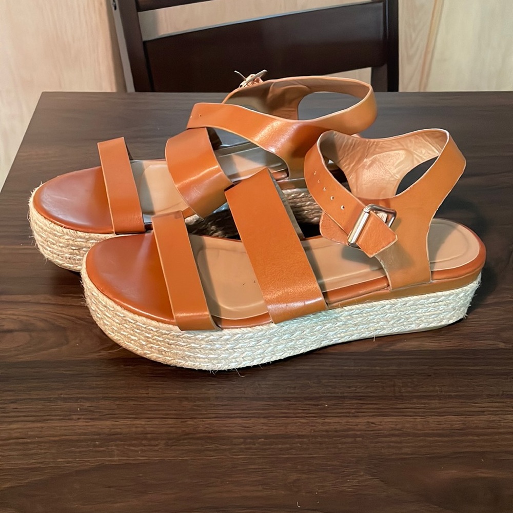 Brown Platform Sandals